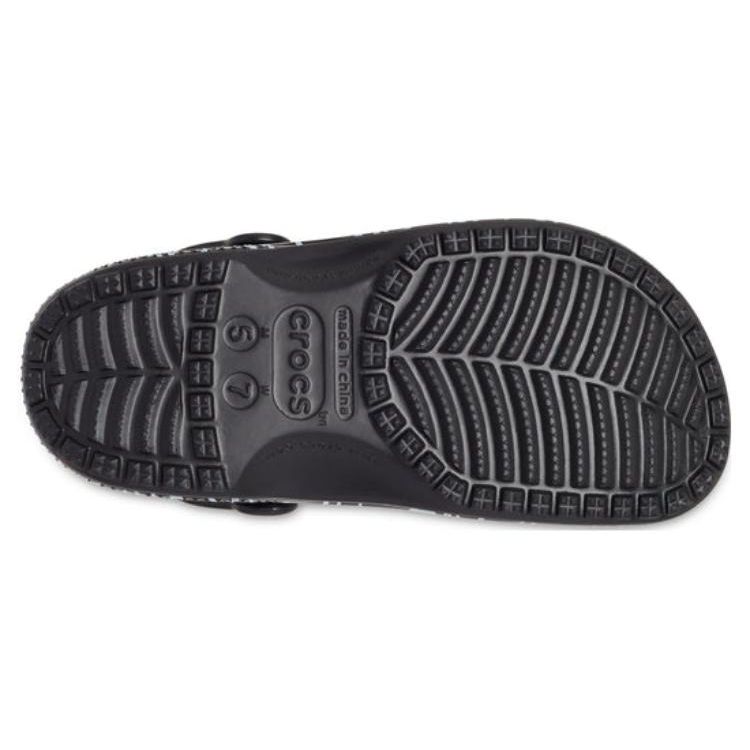 Crocs Classic Clog EVA Comfortable Versatile Clogs Unisex Clogs Black 207971-0C4