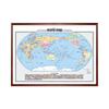 D.A.I. Framed World and China Maps