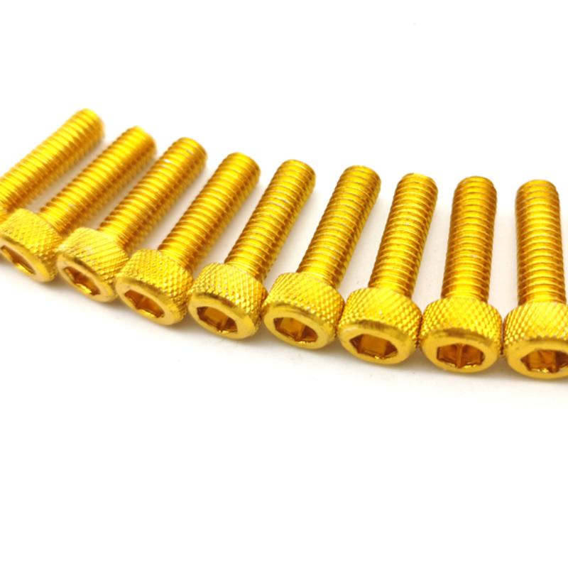 10Pcs Colorful Universal 6Mm Racing Motocross Component Kit Fairing Dirt Pit Bike Moto Fixing Nuts Bolts Auto Accessories Motorcycle Screw