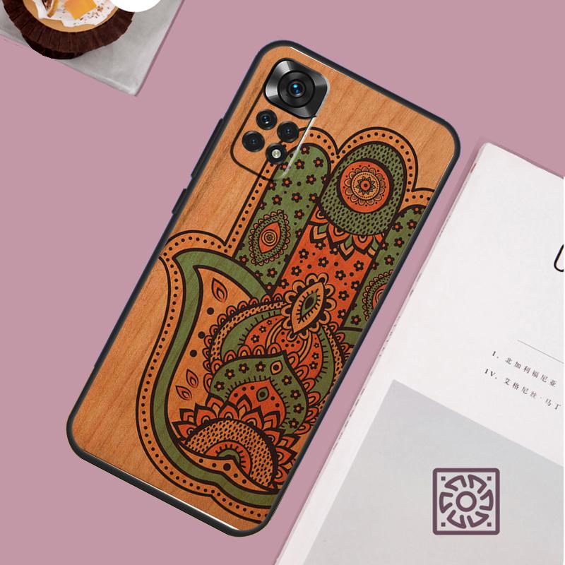 Wood Pattern Case For Redmi Note 12 10 9 8 11 13 Pro 9S 10S 11S 12S Phone Cover For Redmi 12C 9C 10C 13C