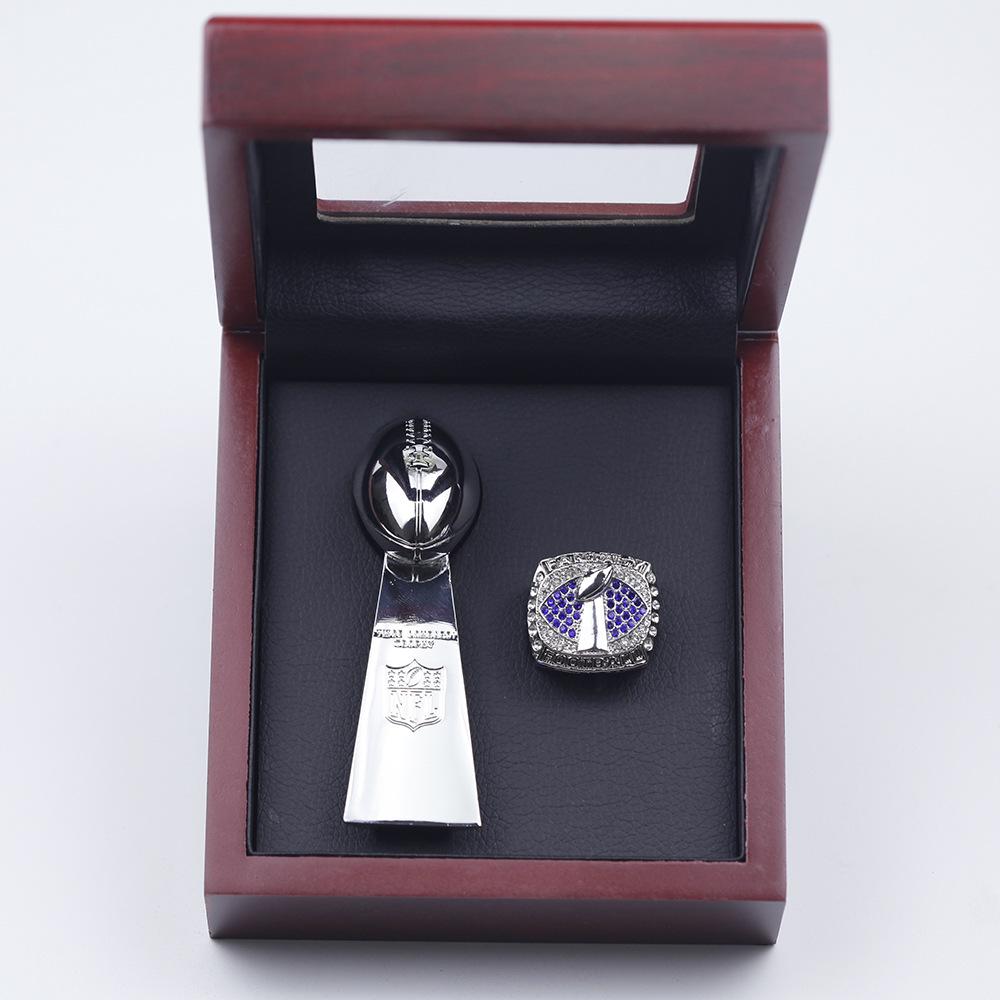 Набор NFL Fantasy Football 2021 Trophy Edition Size 11 серебряный