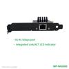 WisdPi PCIe x1 5Gbps Wired Ethernet Adapter Realtek RTL8126 3.0 Base-T (WP-NA5000)