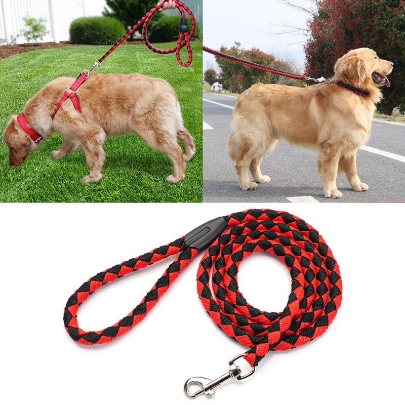 Classic 1.5M Strong Dog Leash Pet Leashes Reflective Pet Leash For Big Small Medium Large Dog Leash Drag Pull Tow Golden Retriever