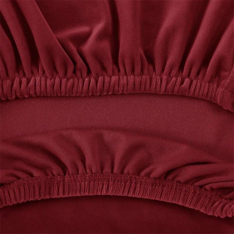4pcs/set Recliner Sofa Cover Soft Velvet Split Armchair Slipcovers Elastic Lazy Boy Reclining Chair Cover Single Sofa Protector