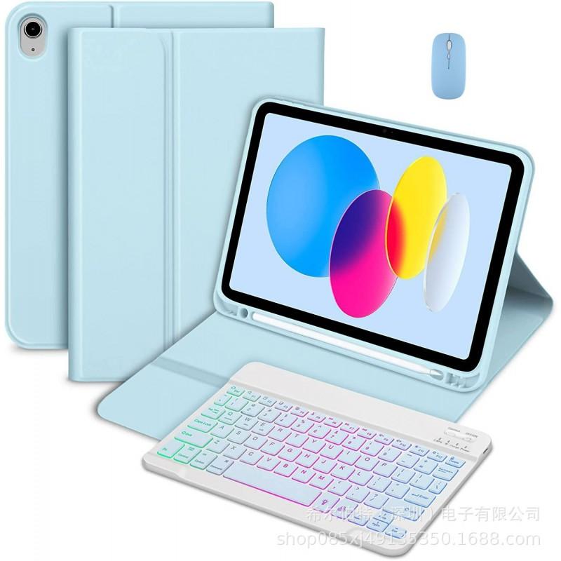 IPad 11-inch Case With Backlit Bluetooth Keyboard Magnetic Cover Air Pro 7th 6th Gen M4 A16 TPU Stand Shell