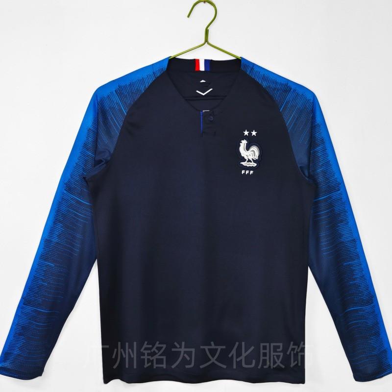 Mens Long Sleeve Retro Football Jersey Vintage Team Sportswear Soccer Fans
