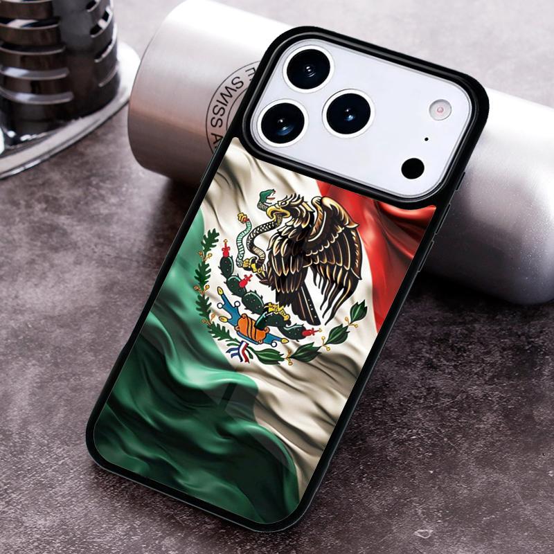 

Mexico Flag Phone Case for iPhone 17 16 15 Pro Max Air 14 13 12 11 Plus Shockproof Capa Cover iPhone17
