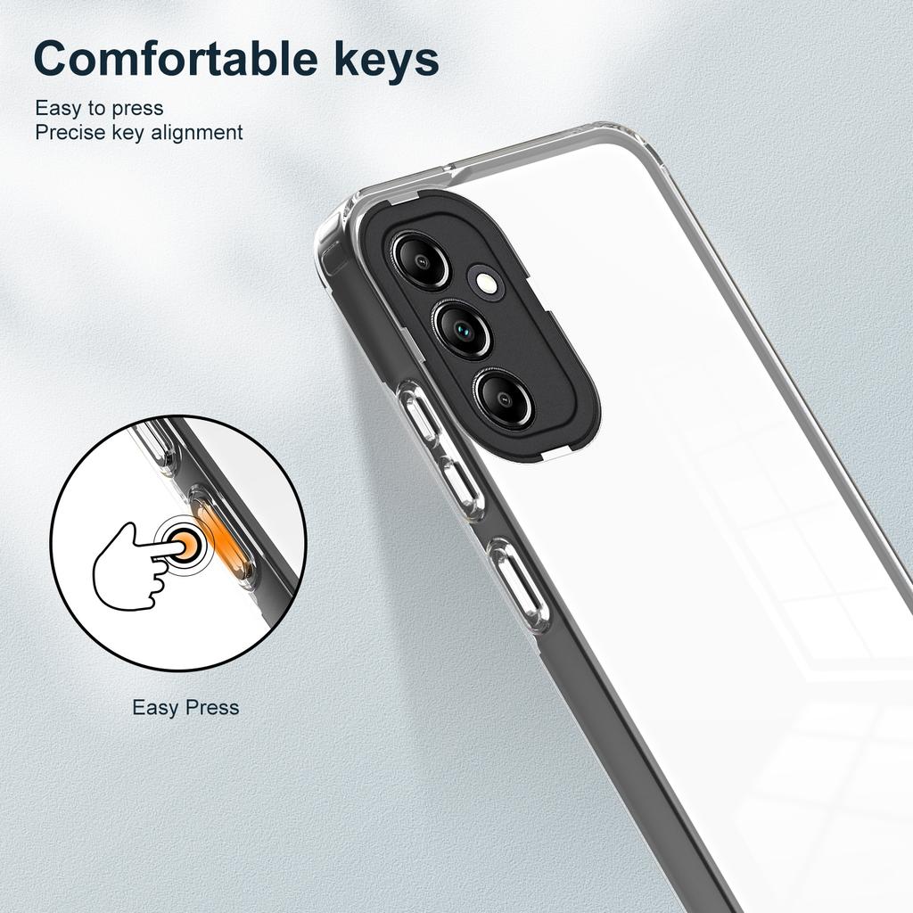 For Samsung Galaxy M54 5G/F54 5G Case TPU+PC Clear Shockproof Phone Cover