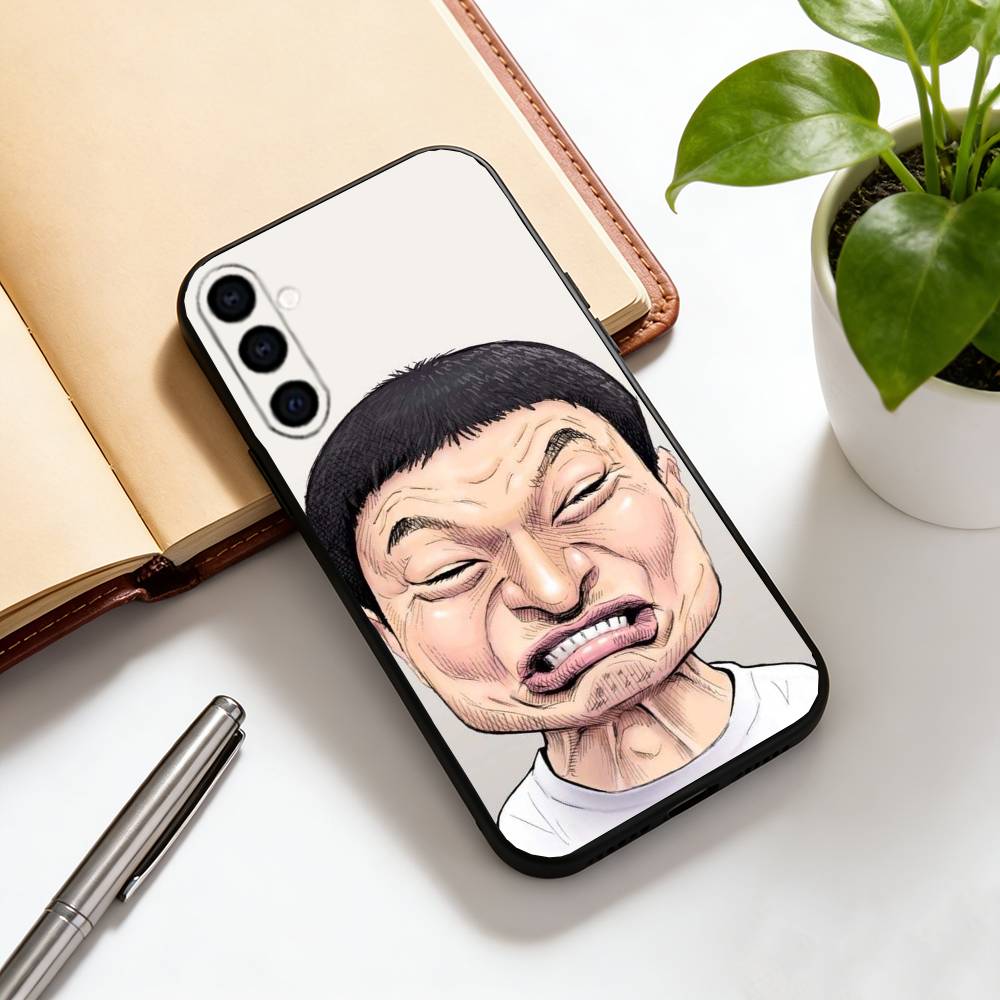 Silly Cartoons Phone Case For Samsung Galaxy A73,A72,A71,A70,A53,A52,A51,Soft Silicone Black Cover