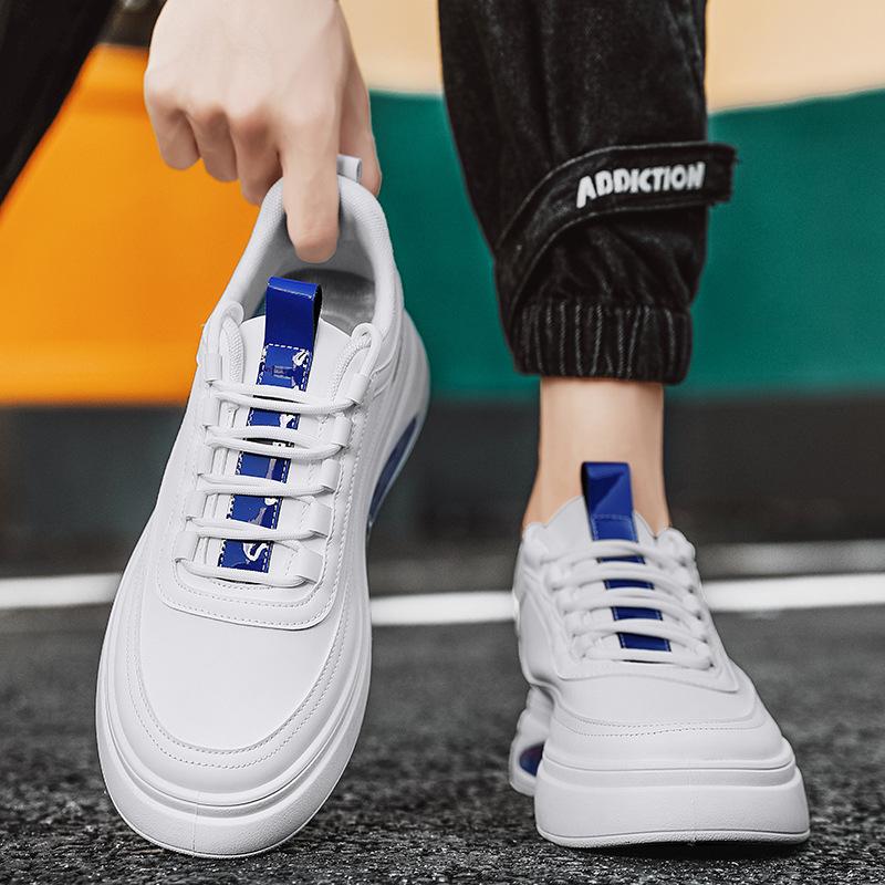 Men's shoes new autumn men's shoes platform-soled versatile sports board shoes men's casual leather shoes