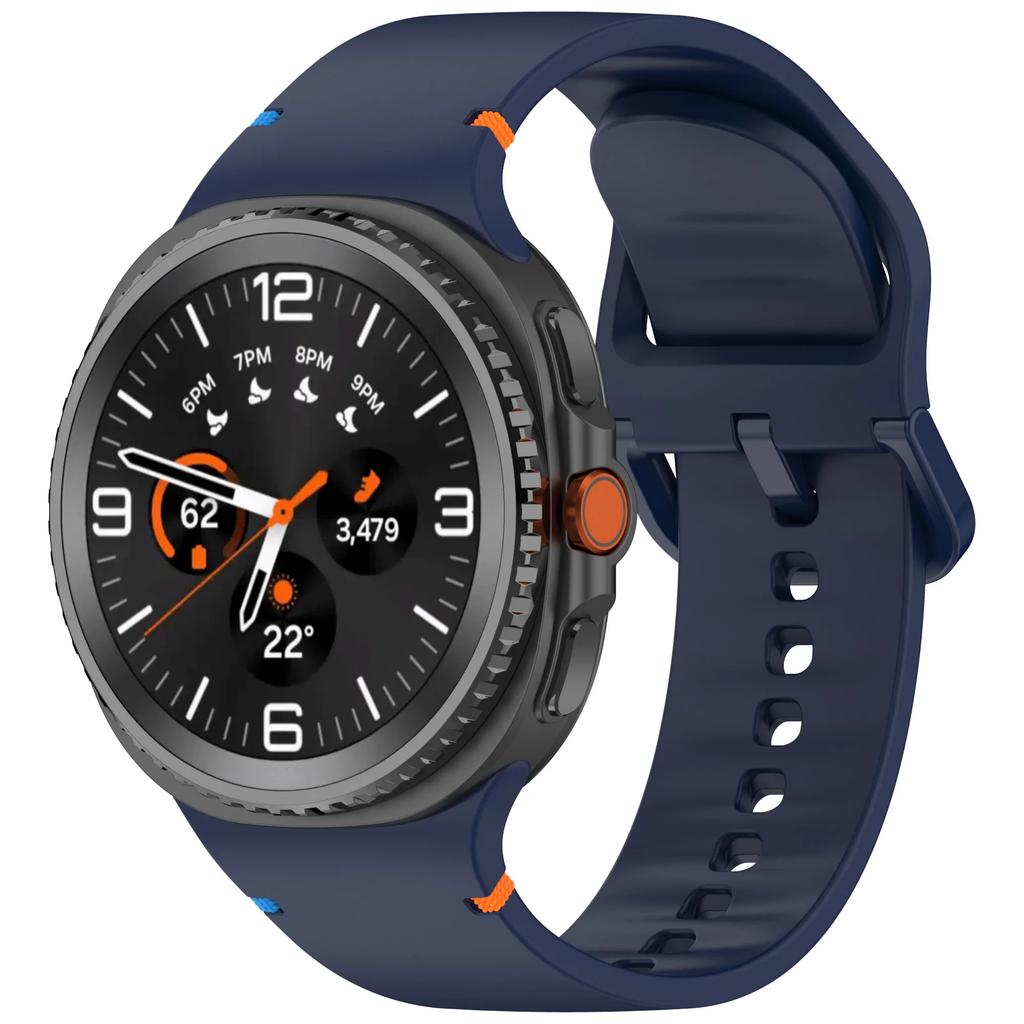 Originální silikonový pro Samsung Galaxy Watch 8/8 classic 40mm 44mm 46mm řemínek Sportovní correa pulseira náramek Galaxy Watch 8 pásek