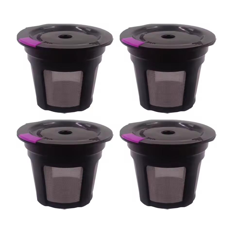 pcs Coffee Filters for Keurig 1.0/2.0 MINI PLUS Coffee Capsule Reusable K Cups Stainless Steel Mesh Filter Eco-Friendly Pods