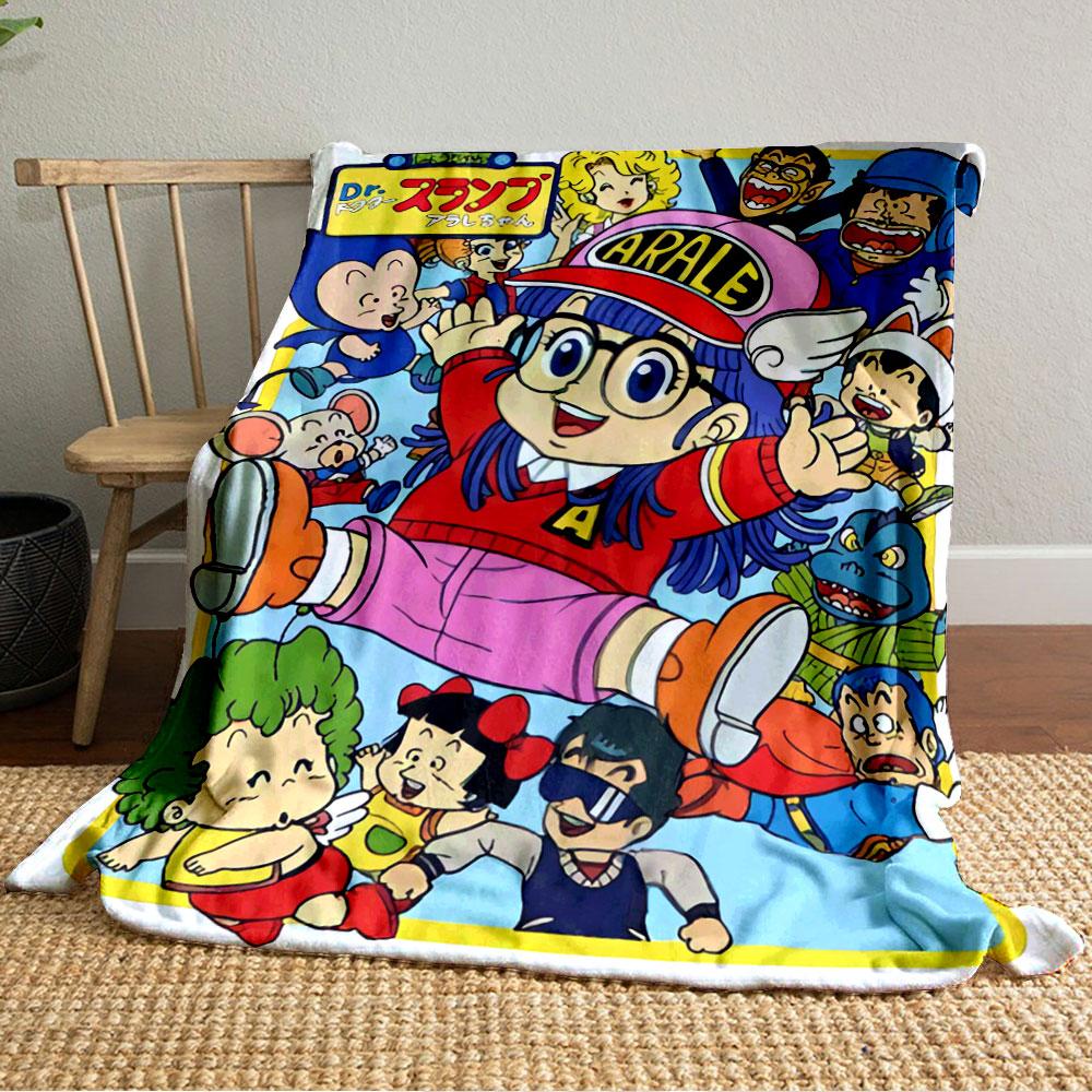 Brightly colored cartoon characters in a lively, playful group scene. for all seasons blanket lunch break throw gift