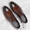 Fashion Big Size Oxford Shoes for Men Spring Autumn New Designer Lace Dress Shoes Male Business Casual Leather Shoes Man