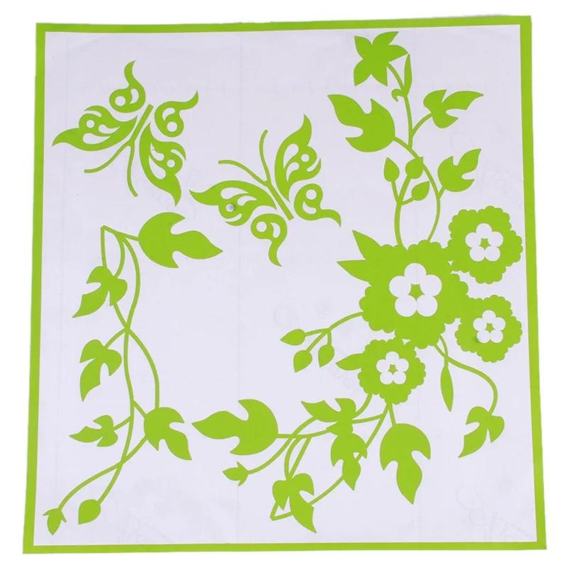 Butterfly Flower Vine Bathroom Wall Stickers Home Decoration Wallpaper Wall Decals For Toilet Decorative Sticker Home Decor