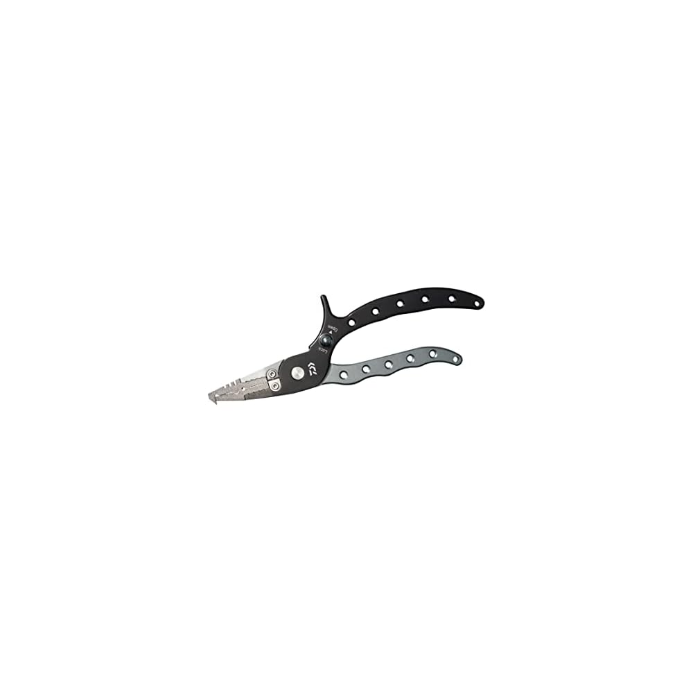 Daiwa Aluminum Pliers Alpha200H Lock BG Black Fishing Tool