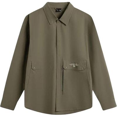Li Ning Sportlich Lässig Minimalistisch Einfarbig Jacke Herrenjacken Grün AJDV037-6