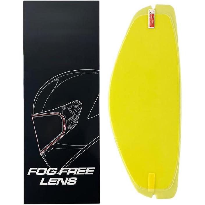 Motorcycle Helmet Visor Anti Fog Film for TT-Revo,Clear Fog Resistant Visor Lens Insert Compatible with KYT TT-Revo