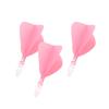 Cuesoul ROSTAK57 T19 Series Mixed Shaft Integrated Kite Shape Set of 3 Two-Tone Dual-Material Flights, Series, (Pink) CS-AK57FZ6S