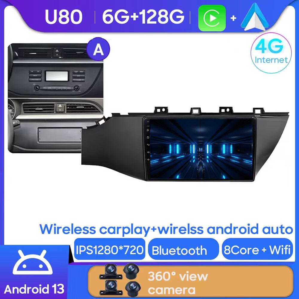 7862 Android Multimedia For Kia RIO 4 2016 - 2020 Car Radio Multimedia Video Player Navigation GPS No 2din 2 Din Dvd