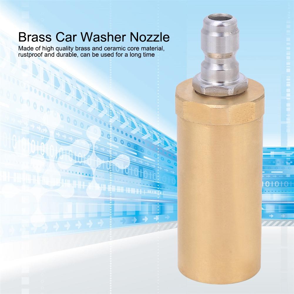 Rotary Sprinkler Nozzle Brass Ceramic Core Household 360 Degrees Car Washer Accessories 3600PSI