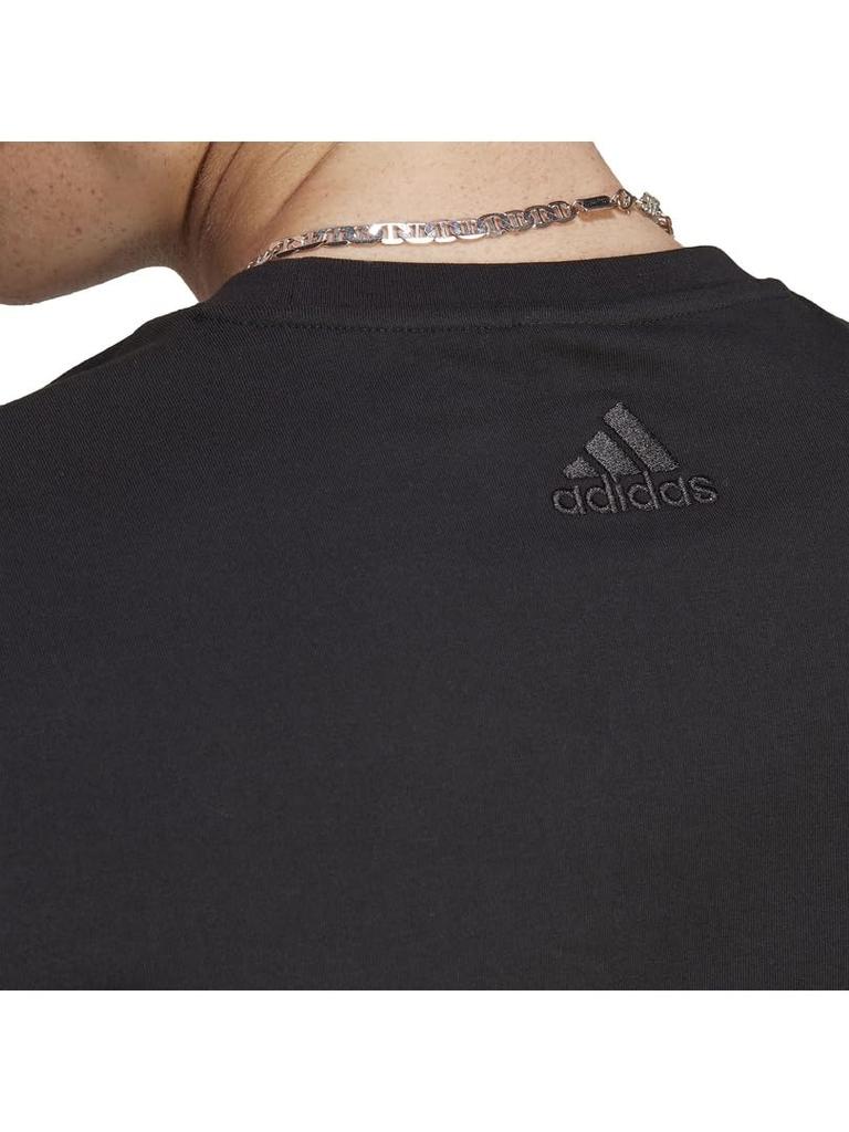 Short Sleeve Essentials Single Jersey Big Logo ECQ96 S [Adidas] T-Shirt Black/White (IC9347)