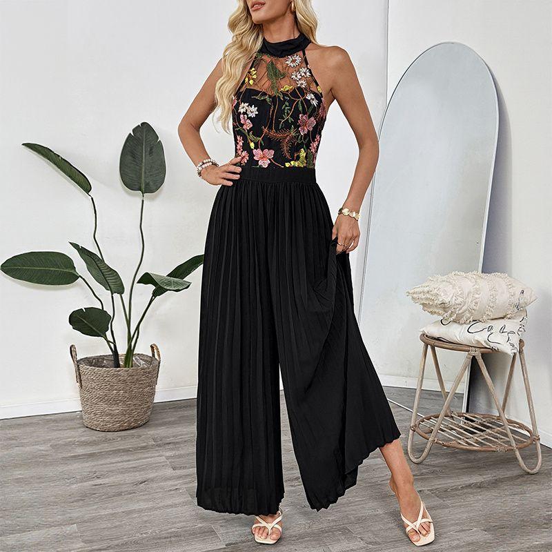 

Summer Women Jumpsuit Ladies Transparent Clothes Sexy Jumpsuit Women Black XL