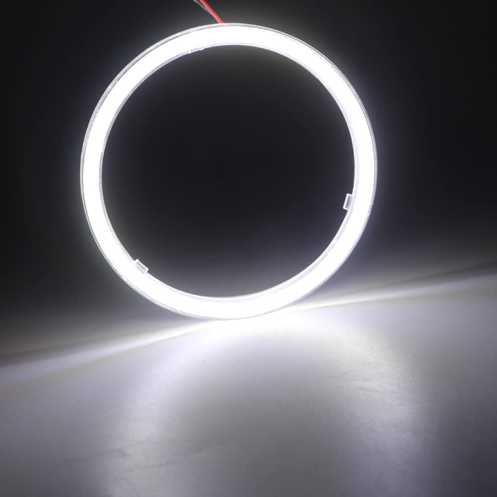 Grandview LED COB Squid Ring 120mm Headlamp White White with Cover Ballast Angel Eye