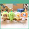 Adorable Fruit Duck Keychain Plush Toy Cute Bag Charm Soft Stuffed Animal