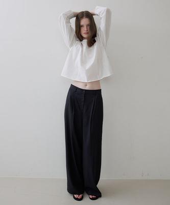 Nounbeleo Comfort Stripe Wide Pants [Knss06Pt02]_Black