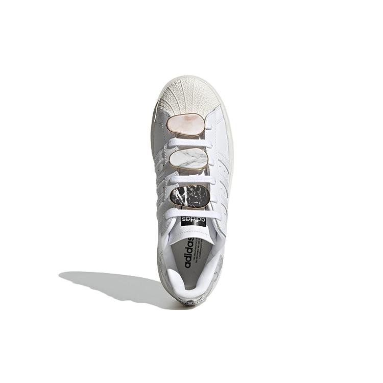 adidas Damen Superstar Bonega 'White Gold Metallic' Damen GY1485