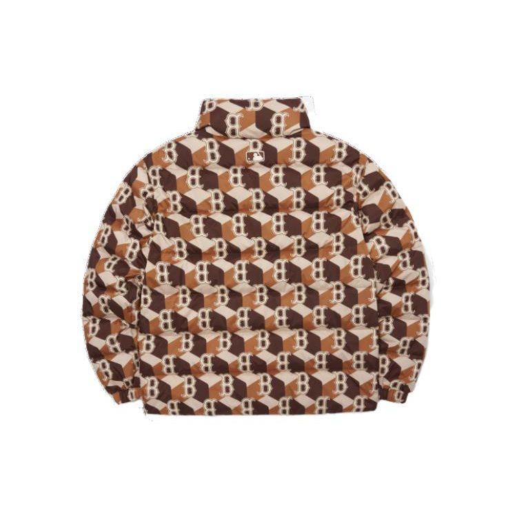 MLB SS23 Down Jacket Short Unisex Brown 3ADJM0626-43BRD