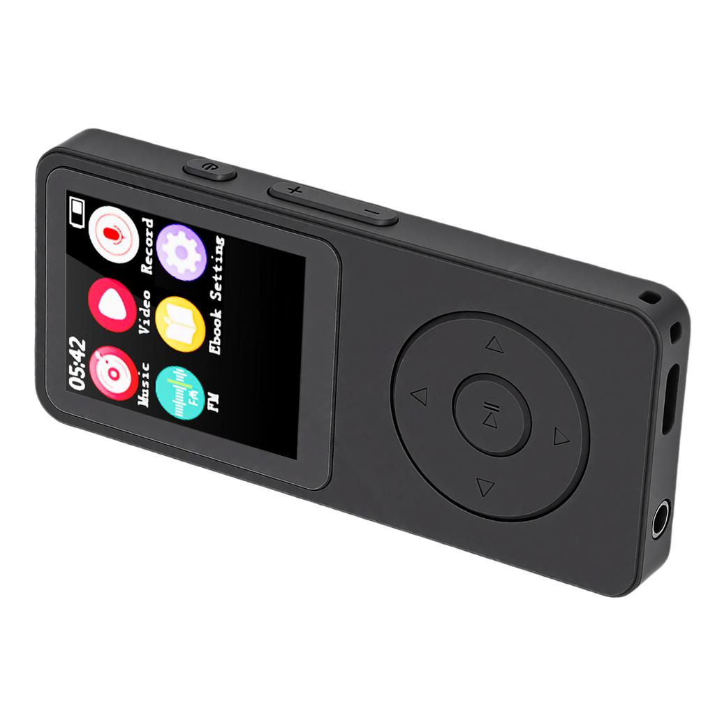 MP3 Player Bluetooth 5.4 HiFi 2.4 Inch LCD Screen Portable Music Player FM Voice Recorder for Outdoor Sports Traveling