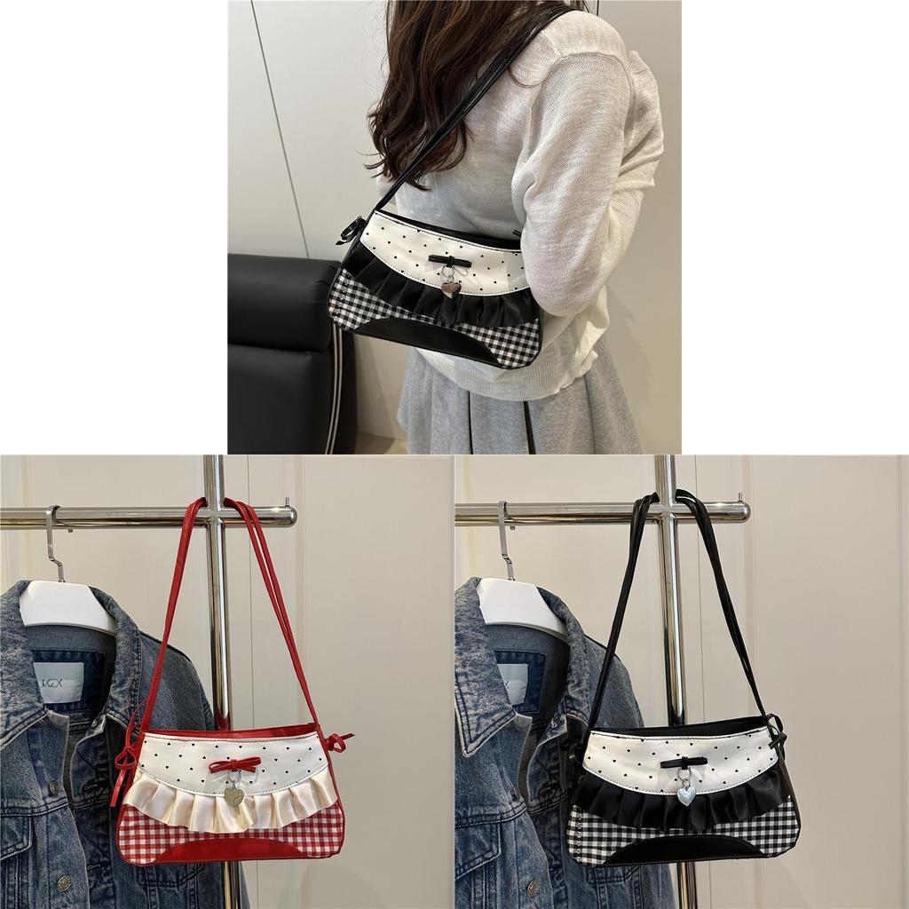Pu Crossbody Bag For Women With Zipper Closure And Inner Pouch For Daily Use