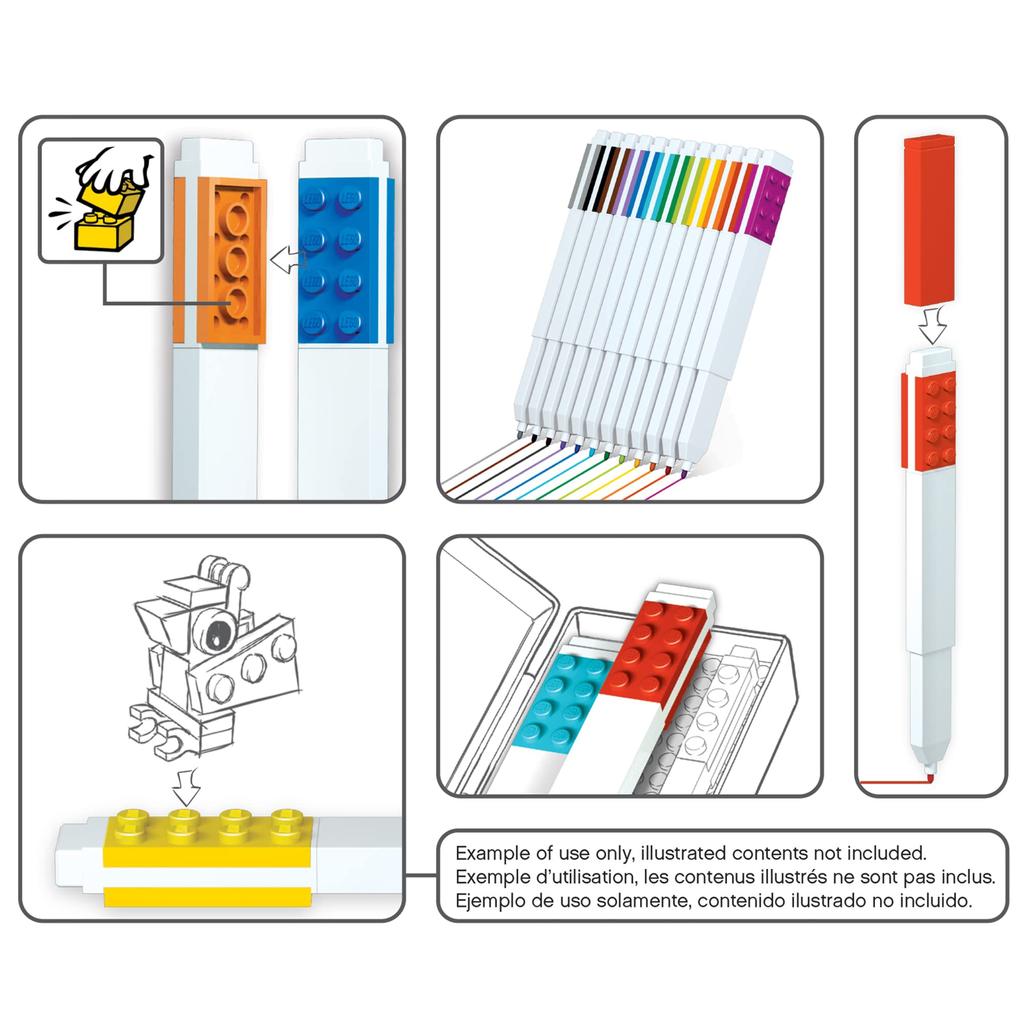 LEGO 12 PACK MARKERS