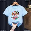 Christmas Day Fashion Christmas Crew 2026 Graphic Print Cute Boy/Girl Tshirt Christmas Festival Short Sleeve Casual Tshirt Tops