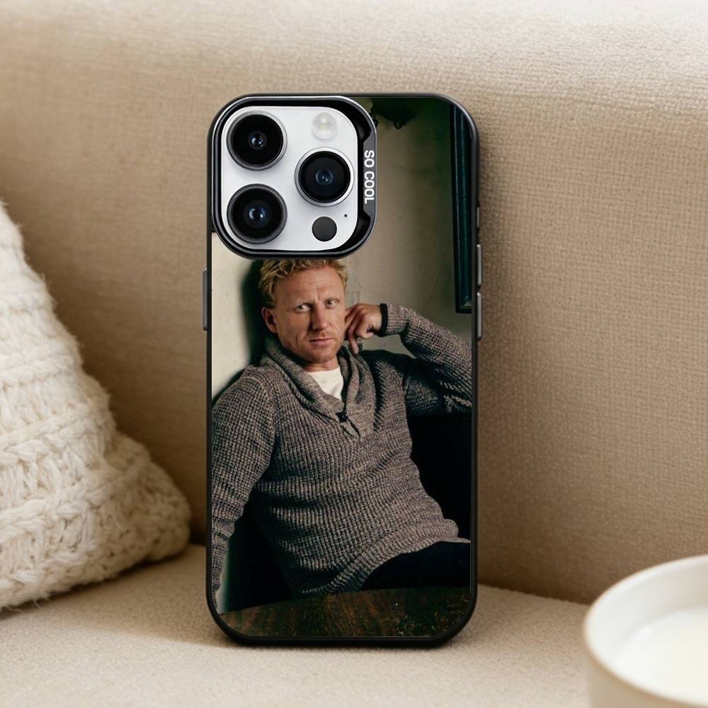 K-Kevin M-McKidd Phone Case For iPhone17, 16,15,14,13,12 Pro Max Black Candy Matte Shockproof Cover