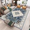1PC Vintage Persian Carpet American Bohemian Moroccan Living Room Carpet Bedroom Bedside Rug Kitchen Coffee Table Floor Mat