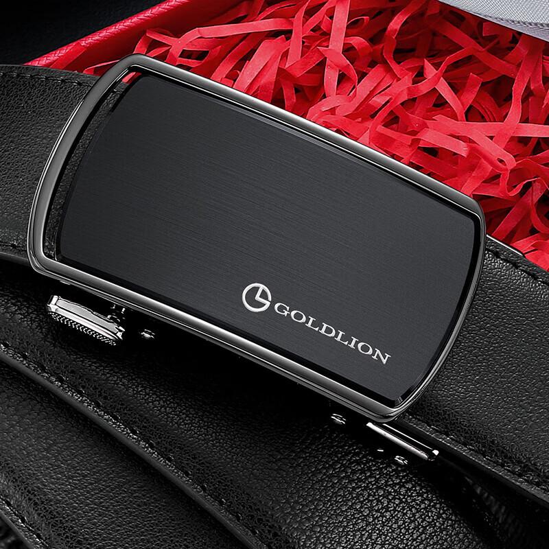 

Мужской деловой ремень Goldlion с автоматической пряжкой, подарочный набор Up to 120cm