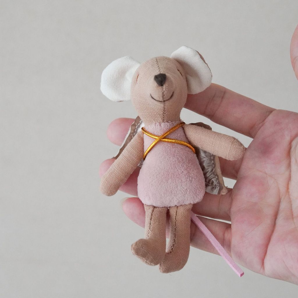 

Style Kids Plush Animal Toy With Cotton Filling For Baby Playroom Decor Pink Doll 10cm