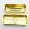 2-piece Set of Plastic Housings for Electric Guitar Pickups 50/52mm Plastic Pickup Covers, Gold- or Silver-plated