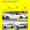 Auto Door Edge Barrier Strips PVC Not Collision Set Door Protective Strips Set