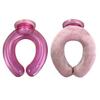 Neck Cooling Ice Pack with Velvet Cover U-shaped Cold Hot