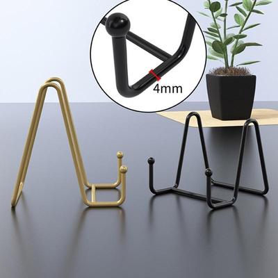 Plate Stands for Display Iron Easel Display Stand Holder Metal Frame for Picture