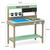 Cuisine d’extérieur - GINGER HOME - Évier amovible - Accessoires inclus - 80 x 37 x 88 cm