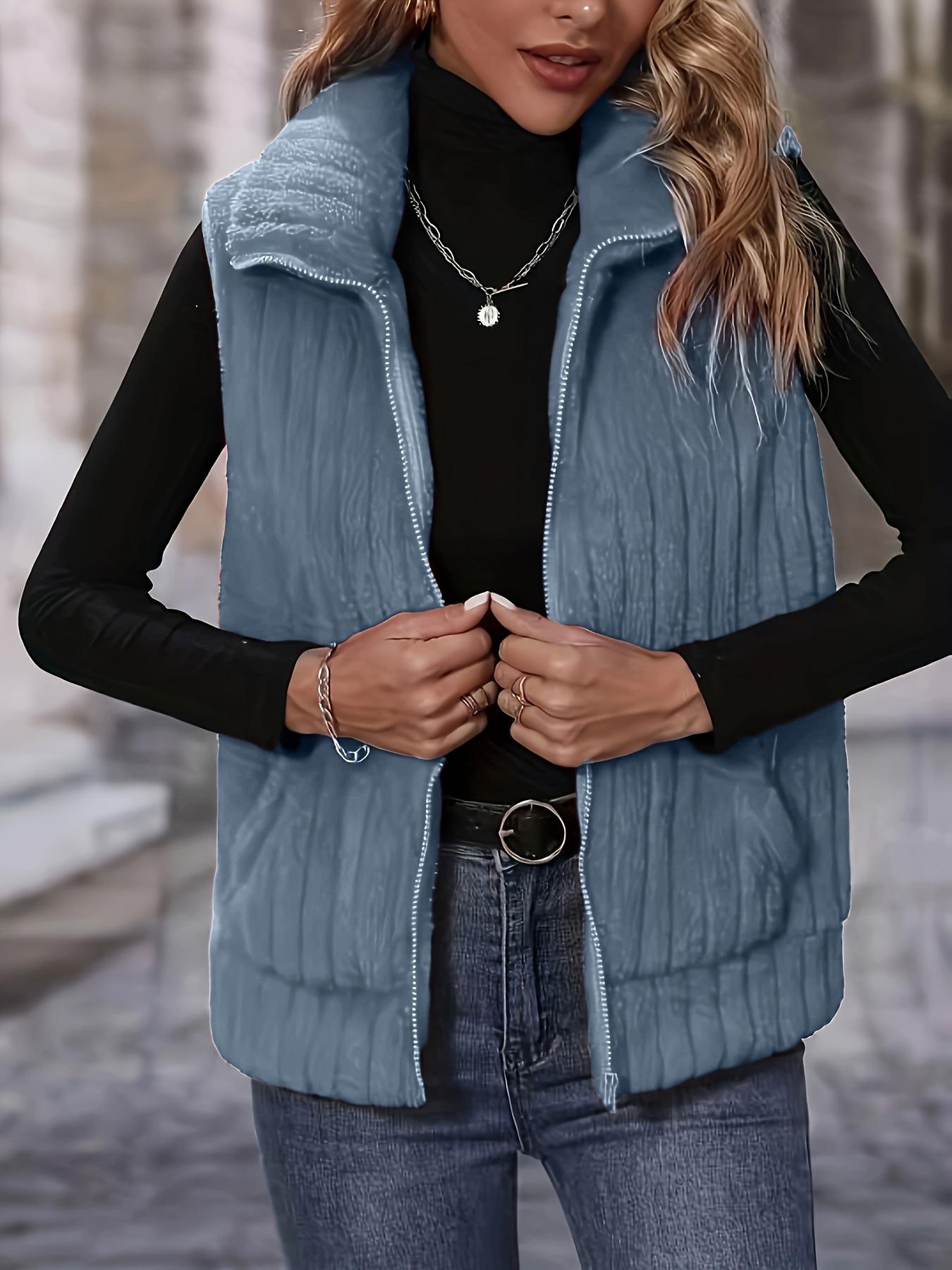 

Осенне-зимний модный кардиган в клетку для женщин S синий