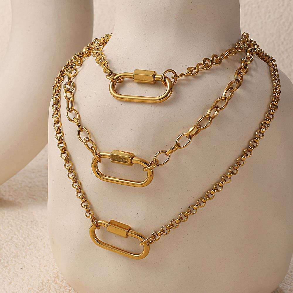 Japan And South Korea Fashion Niche Bracelet Necklace Women'S Personality Design Versatile Jewelry Does Not Fade Popular Trend