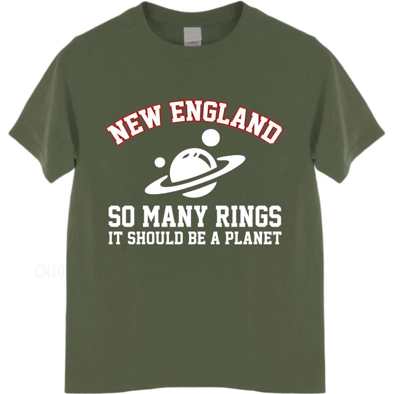 Black summer Boys t shirt New England So Many Rings It Should Be A Planet Short Sleeve Breathable Crew Neck Tshirt