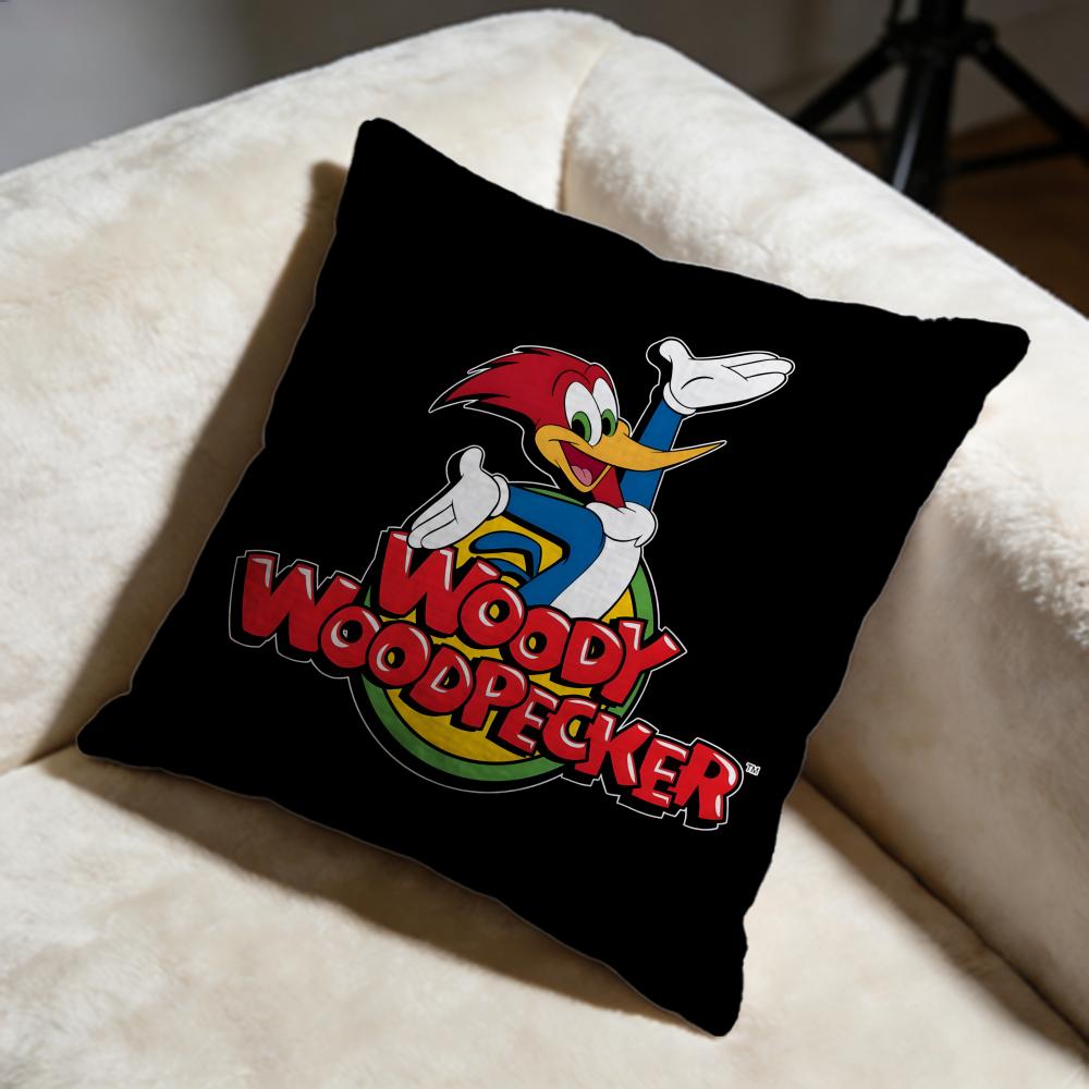 Trendy WWoody Woodpeckered Cushion Cover Soft Decorative Pillow Case Suitable for Bedroom Sofa Car Travel Use
