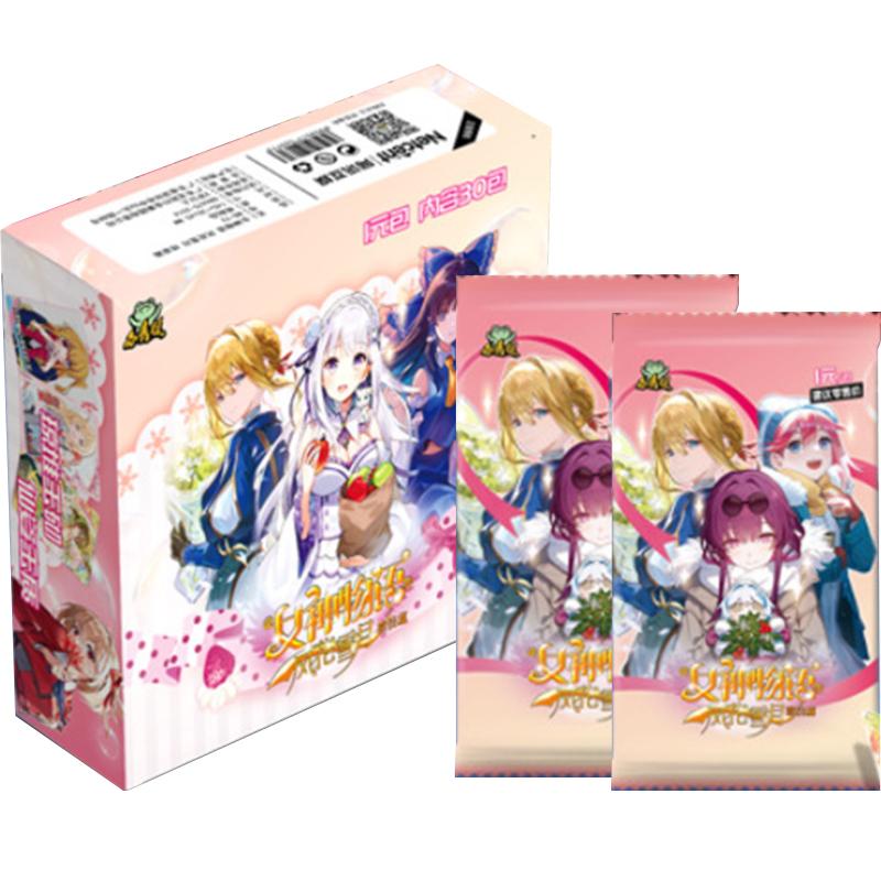 Goddess Story Cards Fufeng Chapter Colorful Flash Card Booster Box Rem Girl Anime Character Collection Card Games Toy Kid Gifts